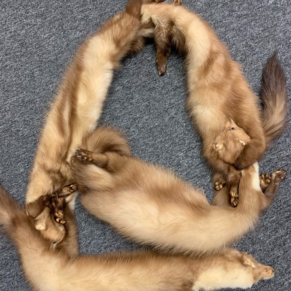 Fur shawl